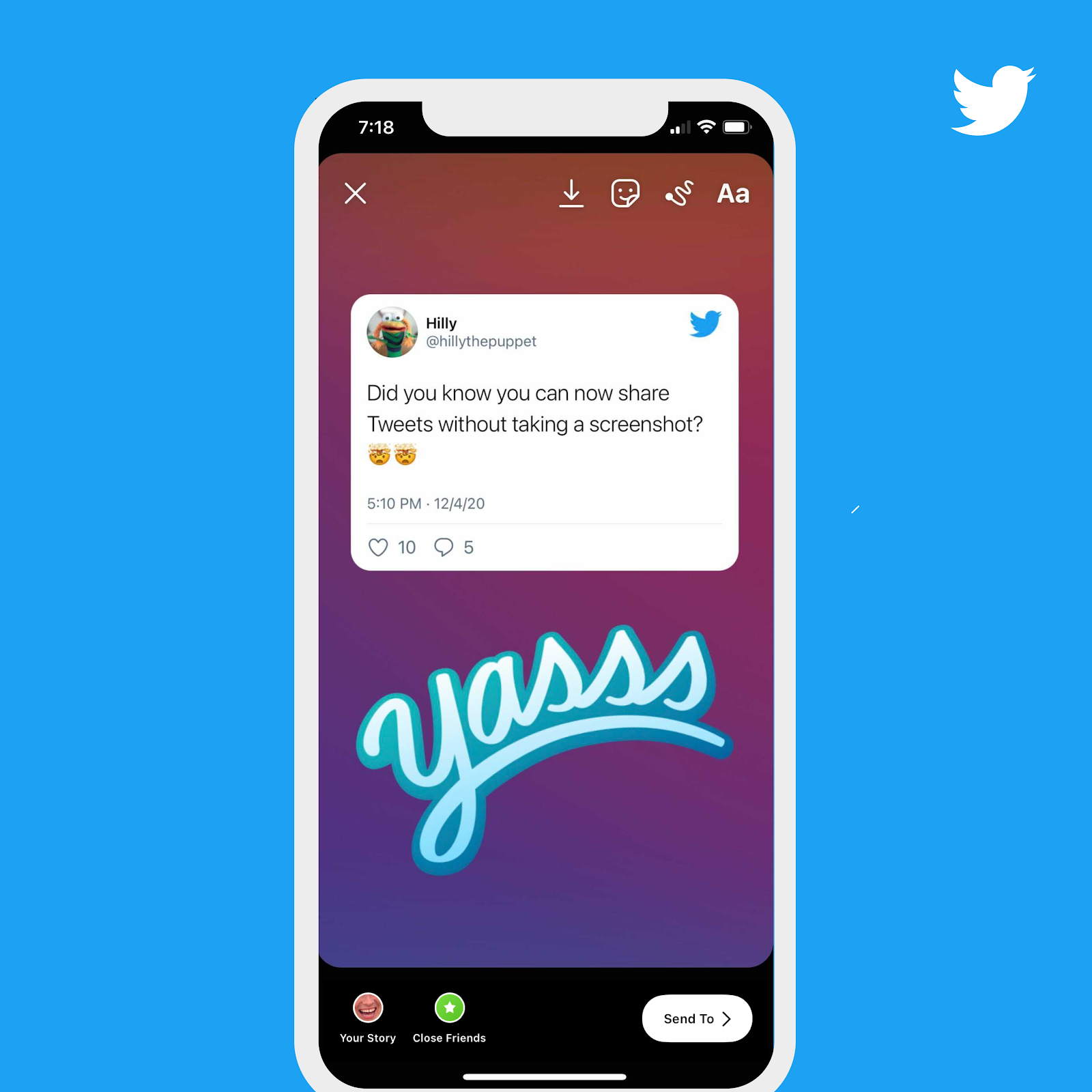 ¡Ya puedes compartir tweets en Snapchat e Instagram y acá te contamos cómo!