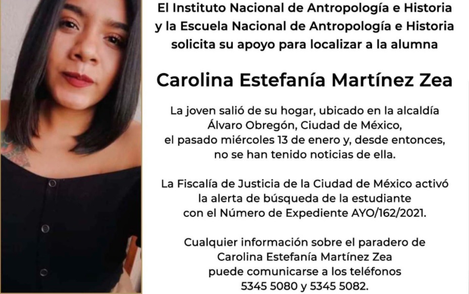 Carolina Estefania Martinez ENAH