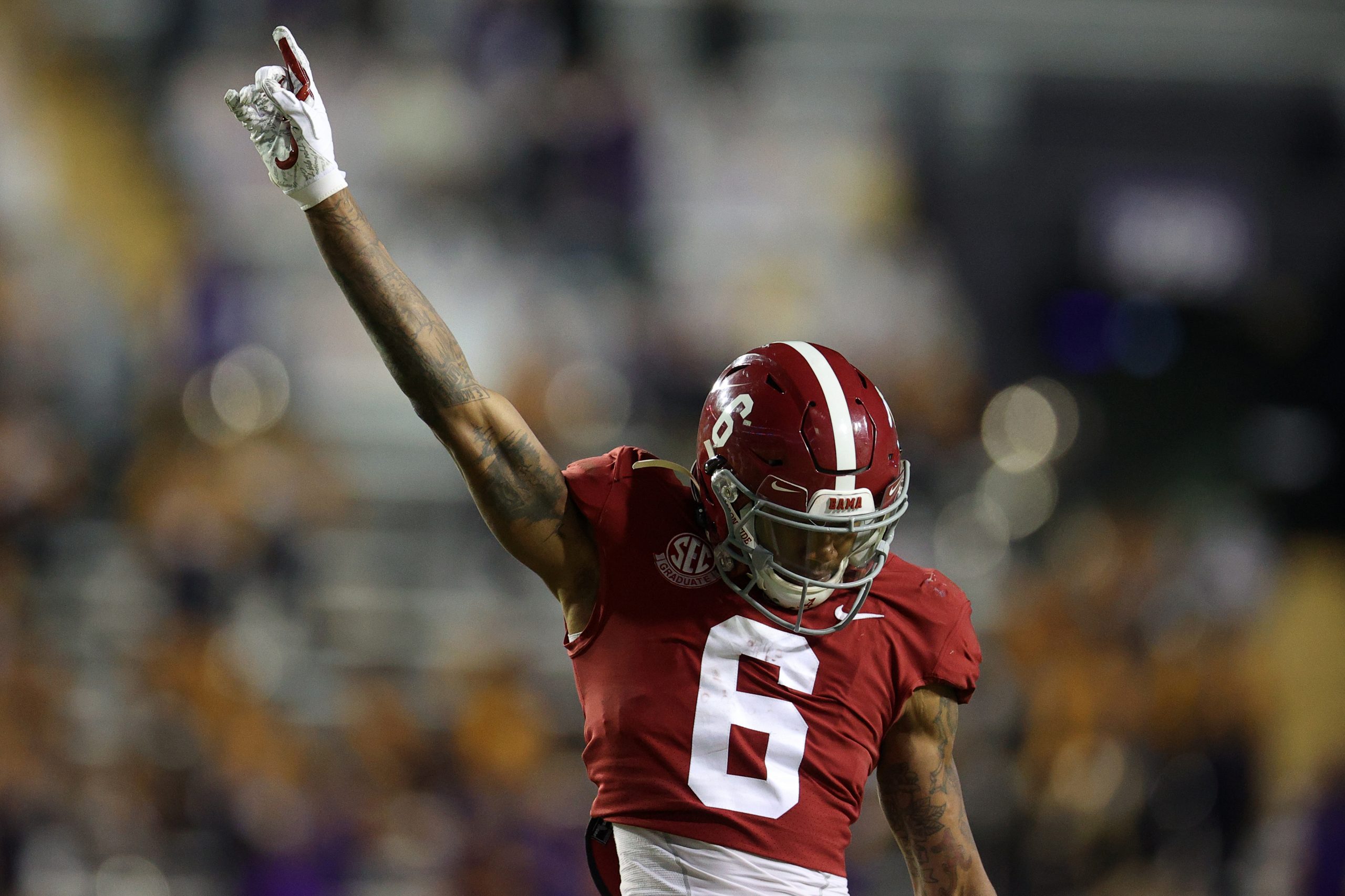 DeVonta Smith Alabama Trofeo Heisman