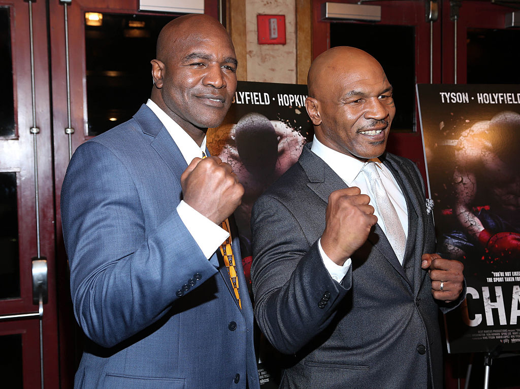 Evander Holyfield y Mike Tyson 
