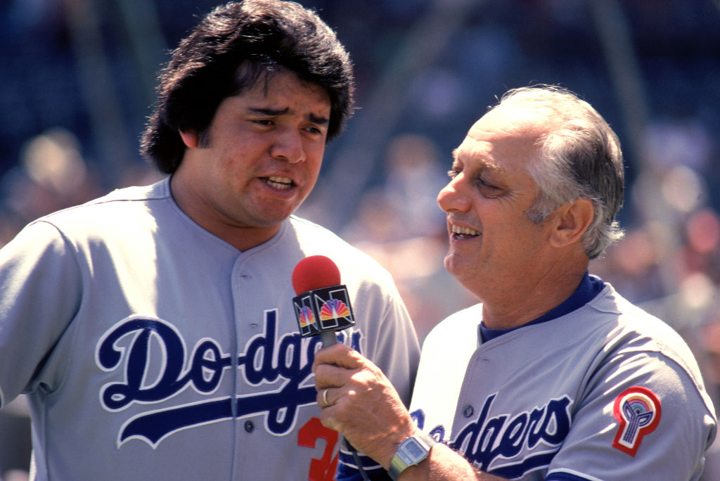 Fernando Valenzuela Tom Lasorda Dodgers