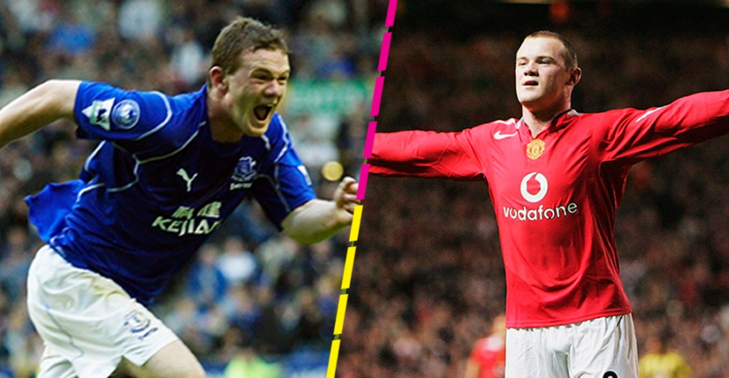 Wayne Rooney Everton Manchester United