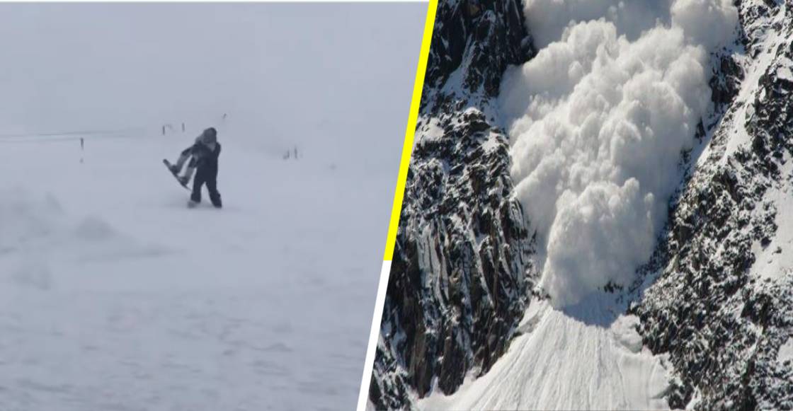 Avalancha sorprende a esquiadores y un papá protege a su hijo con su propio cuerpo
