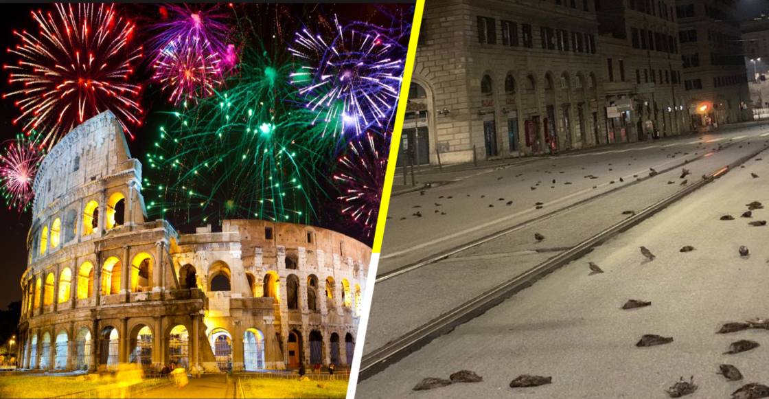 ¡WTF! Pirotecnia de año nuevo deja a cientos de aves muertas en Roma