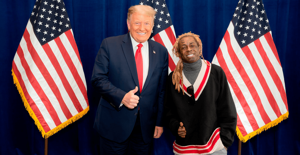 Donald Trump indulta a Lil Wayne antes de partir de la Casa Blanca