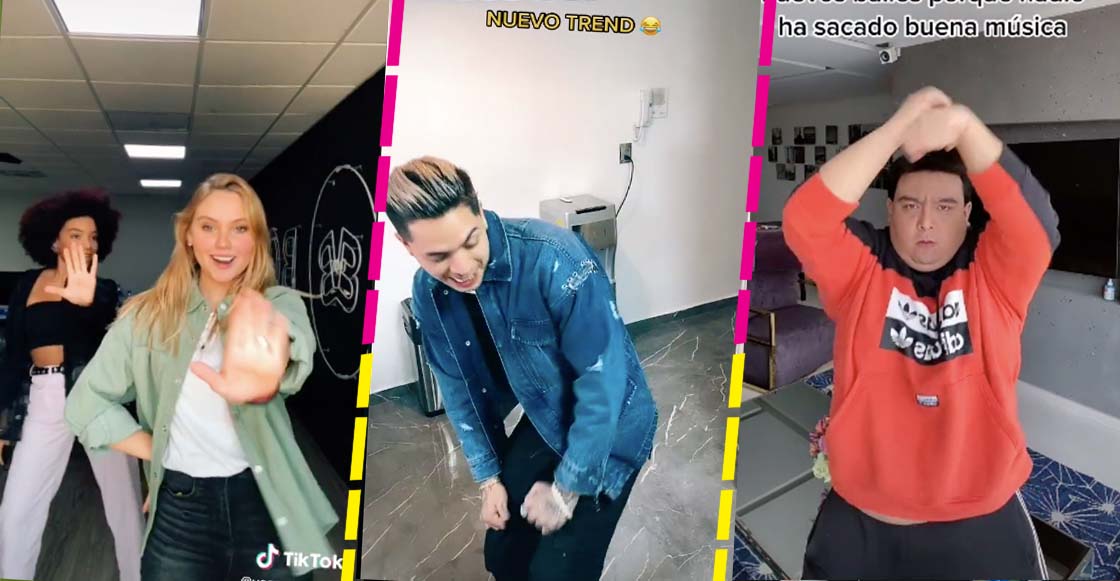 tiktokers bailando