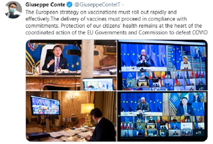 giuseppe conte italia vacunas