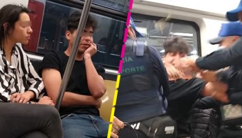 "Soy del IMSS": Joven se niega a usar cubrebocas en el Metro; dice que está vacunado