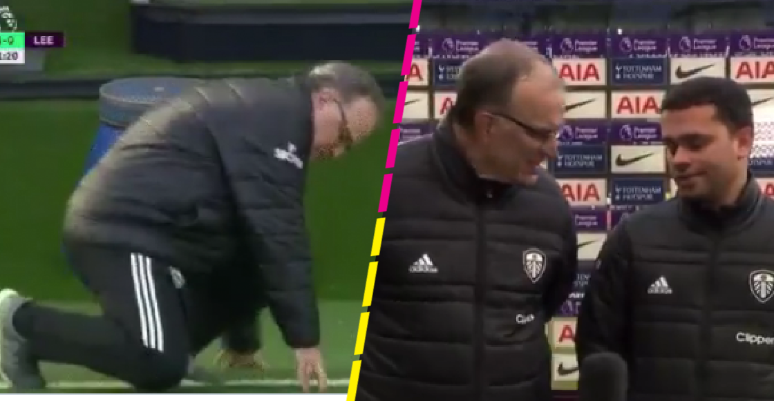 ¡Se volvió loco! Bielsa se iba a dar un 'juangabrielazo' y después regañó a su traductor