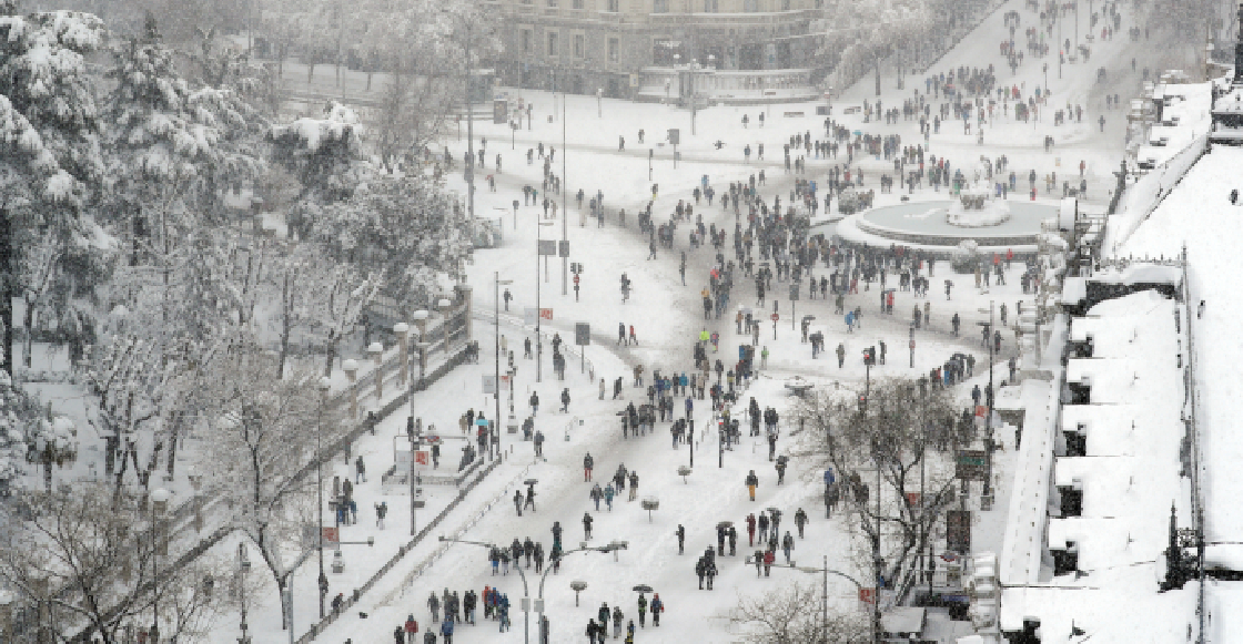 En imágenes: La histórica nevada en España por el paso de ‘Filomena’