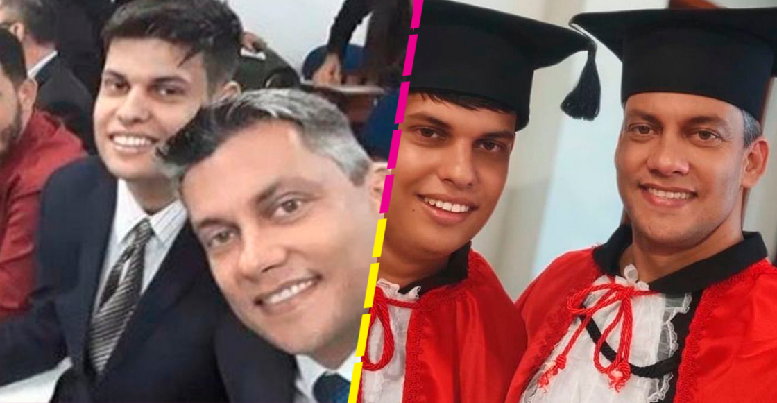 Papá se inscribió a la universidad para acompañar a su hijo con autismo