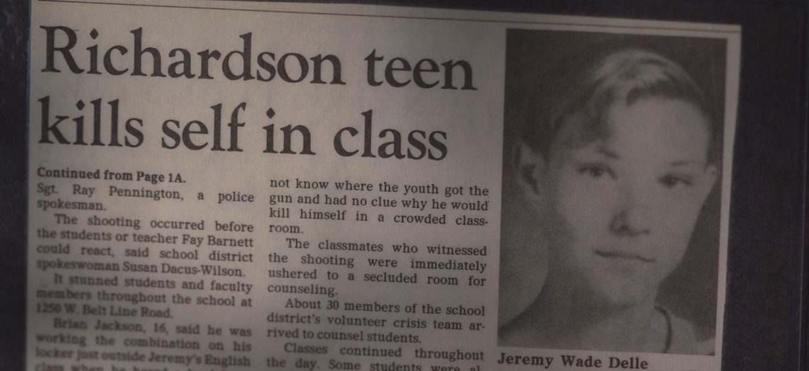 La historia de la tragedia que inspiró &ldquo;Jeremy&rdquo; de Pearl Jam