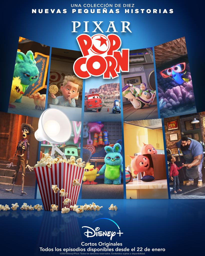 'Pixar Popcorn': Disney+ estrenará 10 nuevos cortos con nuestros personajes favoritos