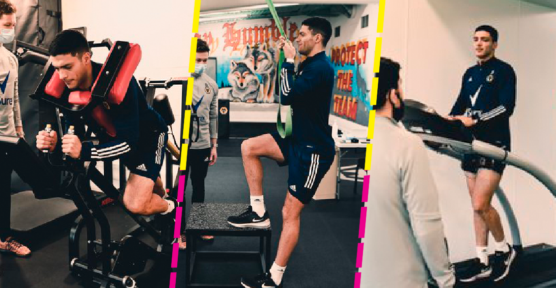 En Imágenes: Raúl Jiménez está de regreso en el gimnasio del Wolverhampton