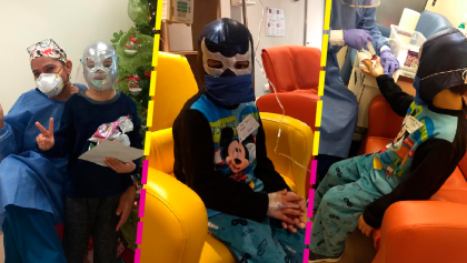 La historia de Samuel, el pequeño que le hace frente a la leucemia con máscara de Blue Demon y otros luchadores