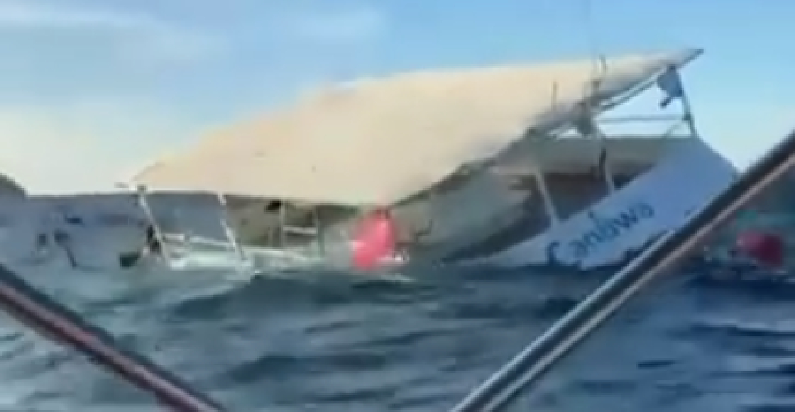 Se hunde barco con cerca de 60 turistas en aguas de Puerto Vallarta