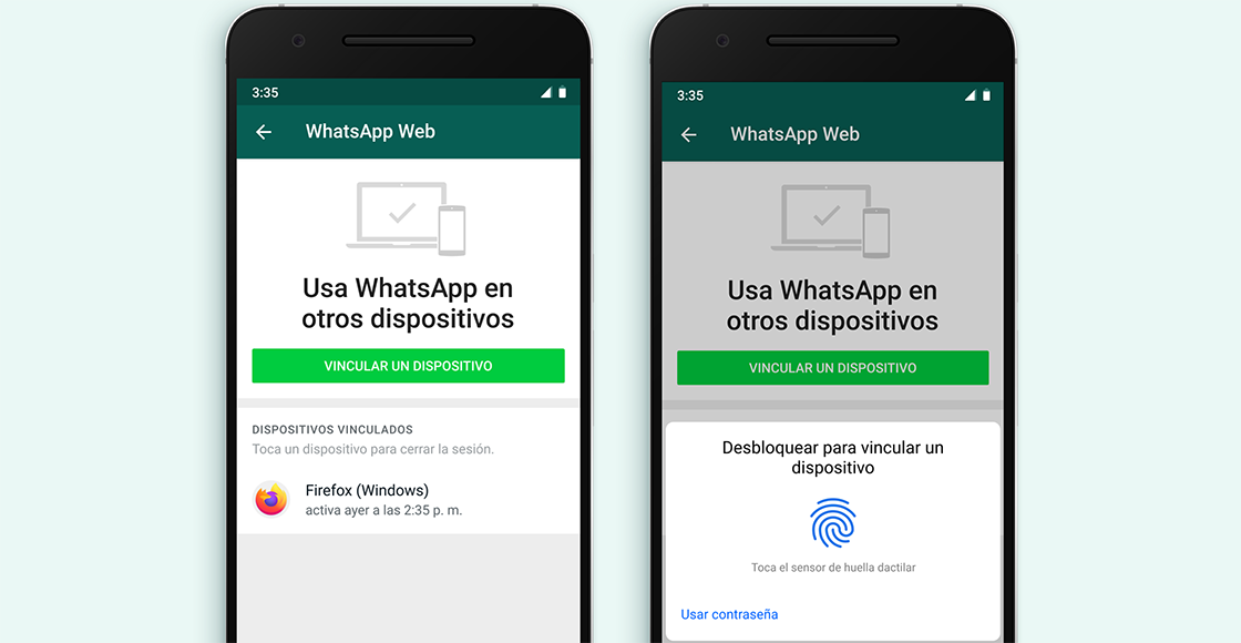 Muy modernos: WhatsApp Web aumenta la seguridad usando huella digital y desbloqueo facial
