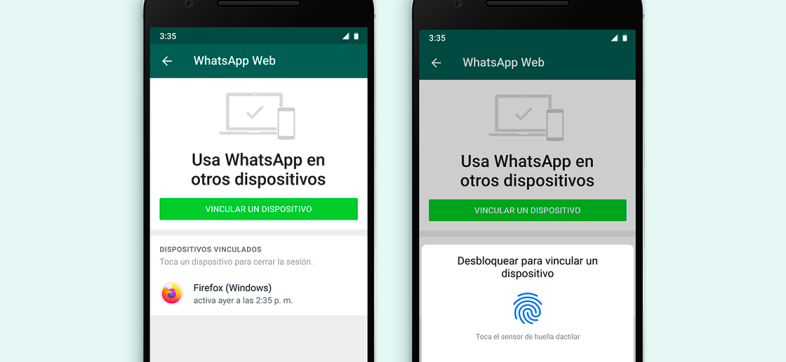 Muy modernos: WhatsApp Web aumenta la seguridad usando huella digital y desbloqueo facial