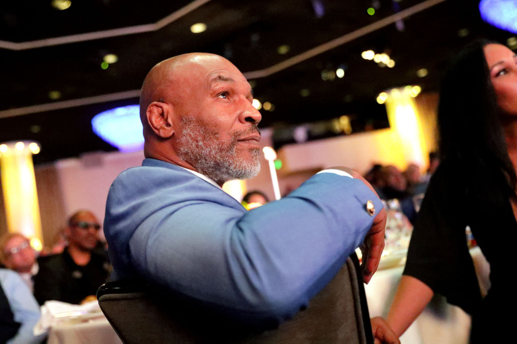 Mike Tyson en el evento anual de la Fundación Harold and Carole Pump