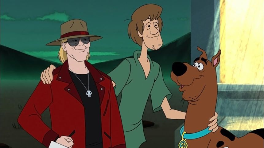 Así es el cameo de Axl Rose en un capítulo de Scooby Doo
