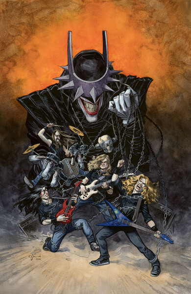 Crossovers brgs: Ozzy Osbourne, Megadeth y más aparecerán en los cómics de DC
