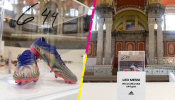 Los zapatos con los que Messi hizo el gol 644 ahora forman parte del Museo de Arte de Cataluña