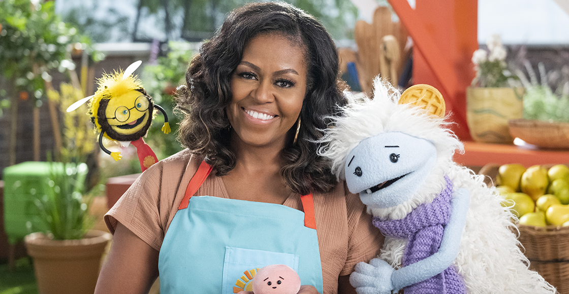 Checa las primeras imágenes de 'Waffles y Mochi', la serie infantil de Michelle Obama en Netflix