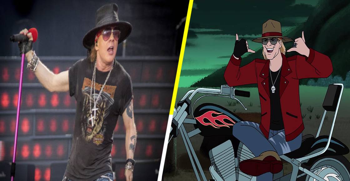 Así es el cameo de Axl Rose en un capítulo de Scooby Doo