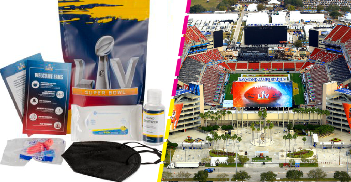 Estos son los kits sanitarios que recibirán los 25 mil aficionados en el Super Bowl