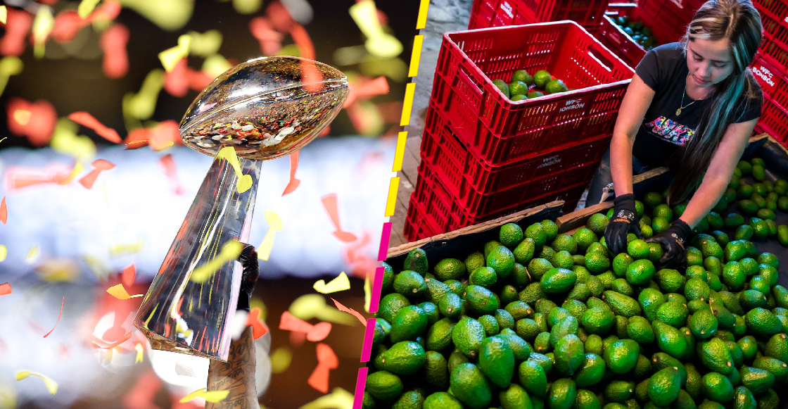 ¿Cuántas toneladas de aguacates exporta México para el Super Bowl LV?