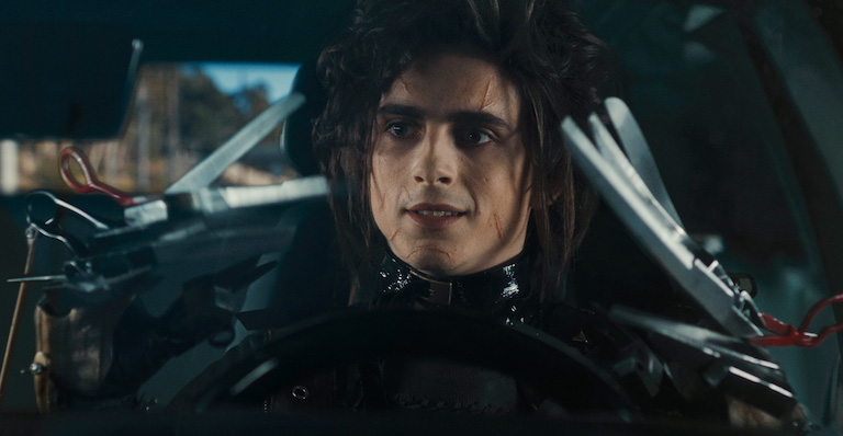 Mira a Timothée Chalamet como el hijo de Edward Scissorhands en este épico comercial del Super Bowl