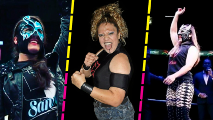 Sanely, La Comandante y Lluvia: Tres luchadoras que se abren paso en el ring... pese a los "piropos"