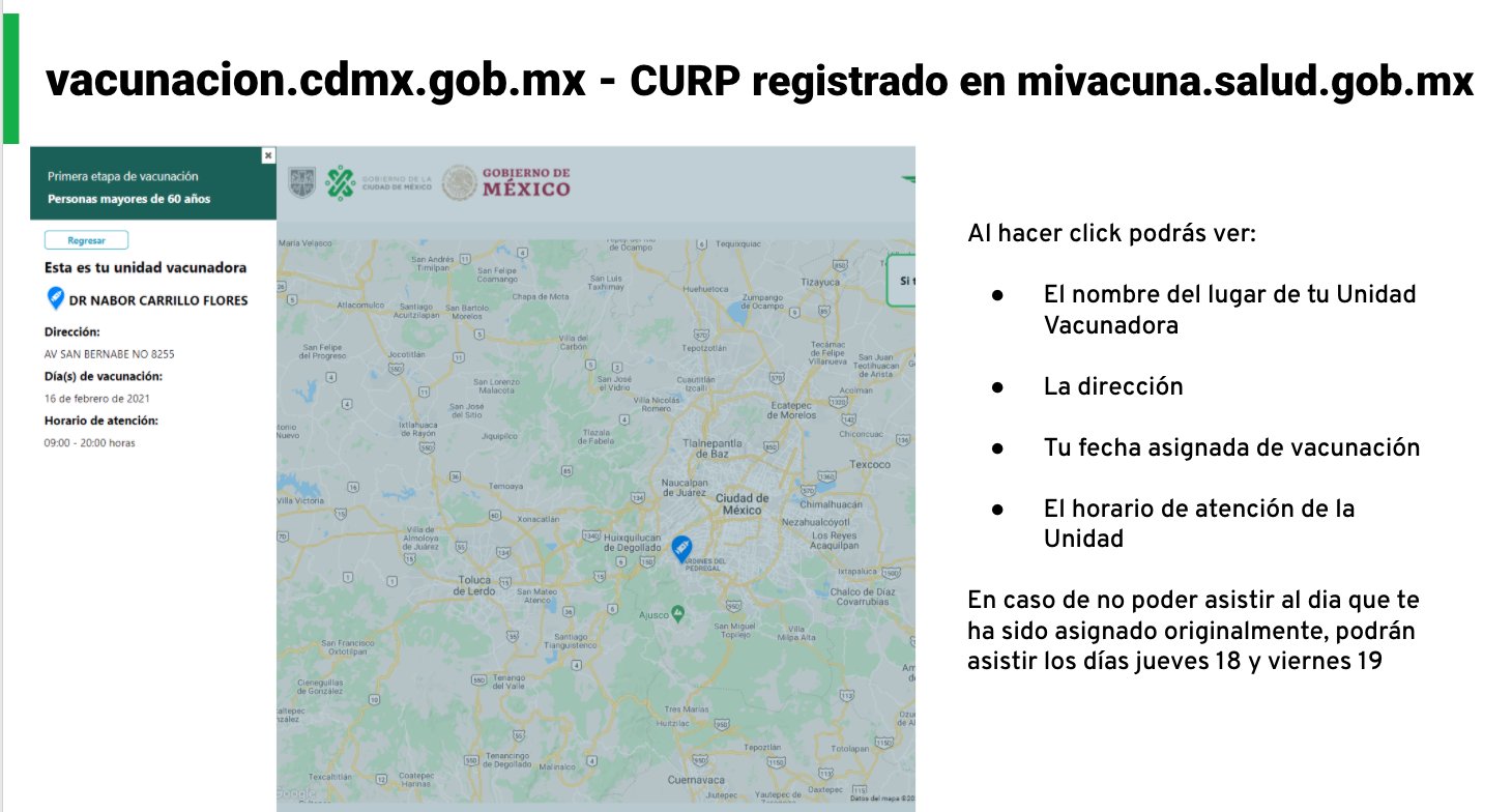 Paso a paso: Así podrás vacunarte contra el COVID-19 en CDMX