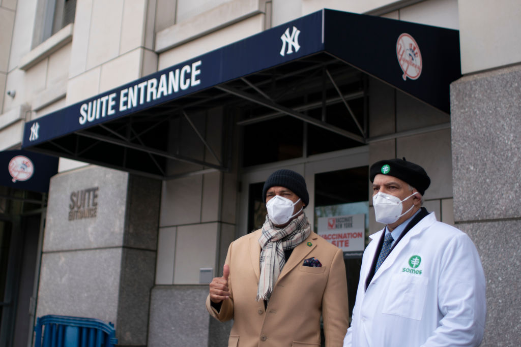 En imágenes: Yankee Stadium se transforma en centro de vacunación