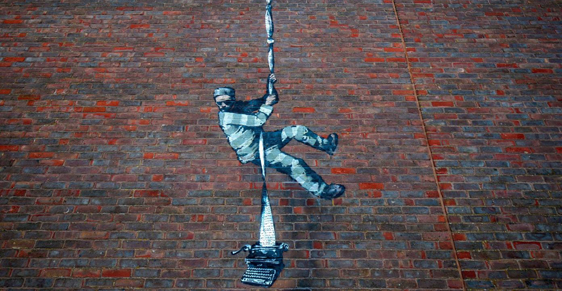 Aparece una supuesta obra de Banksy en una cárcel del Reino Unido