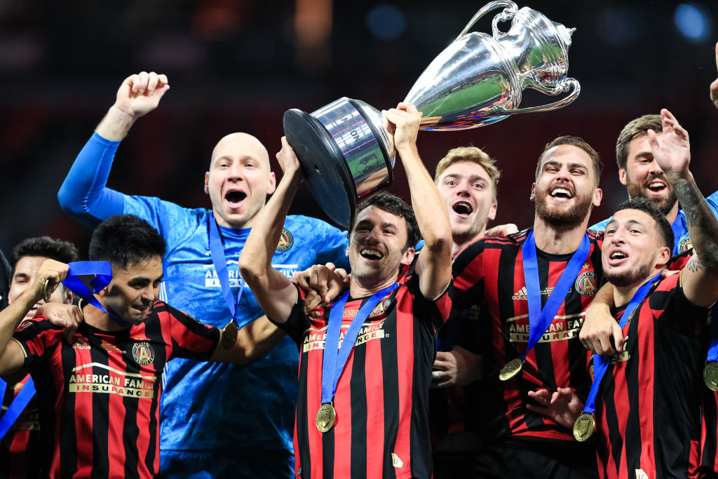 Atlanta United celebra el título del Campeones Cup