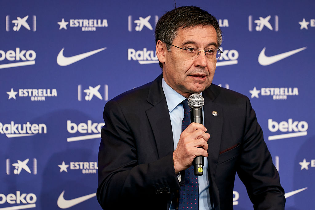 Bartomeu como presidente del Barcelona