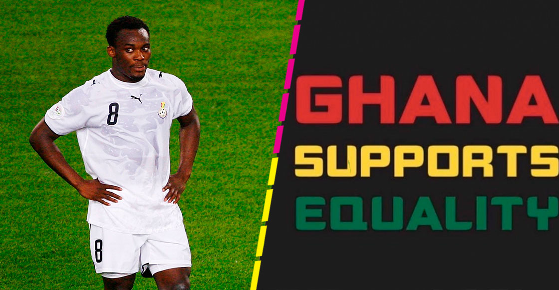 Michael Essien críticado en Ghana por apoyar a la comunidad LGBT