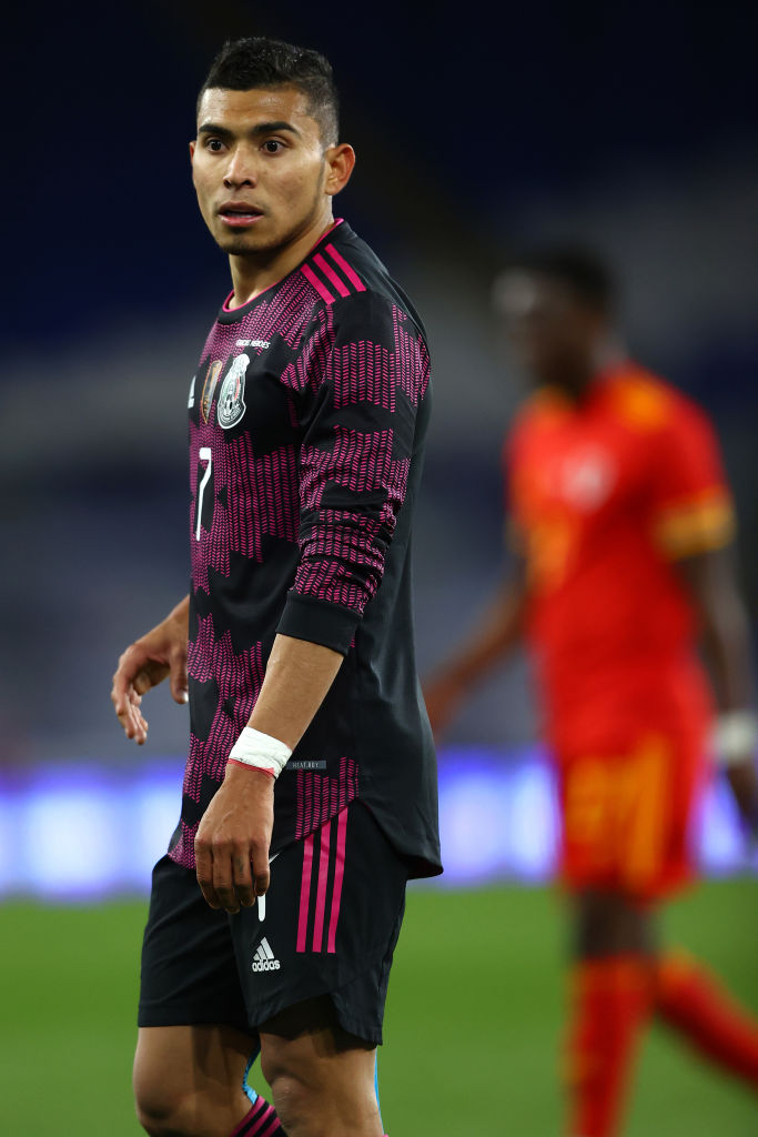 Orbelín Pineda con la Selección Mexicana