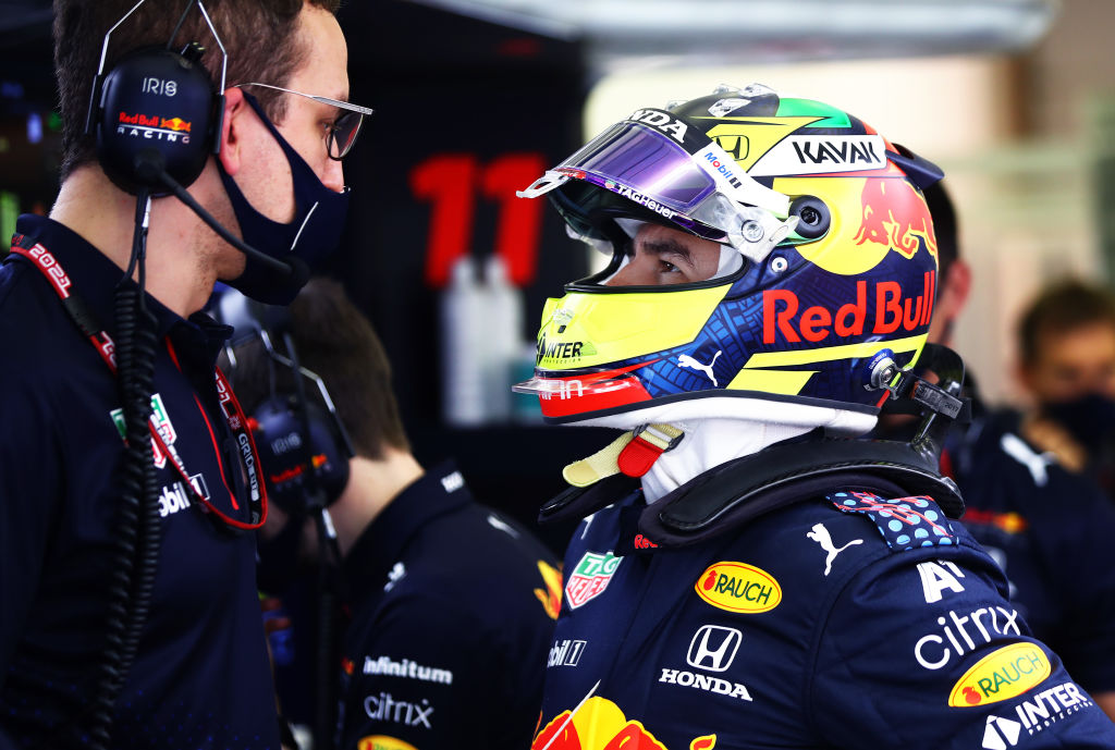 En imágenes: Checo Pérez se presentó con Red Bull en las pruebas de Baréin