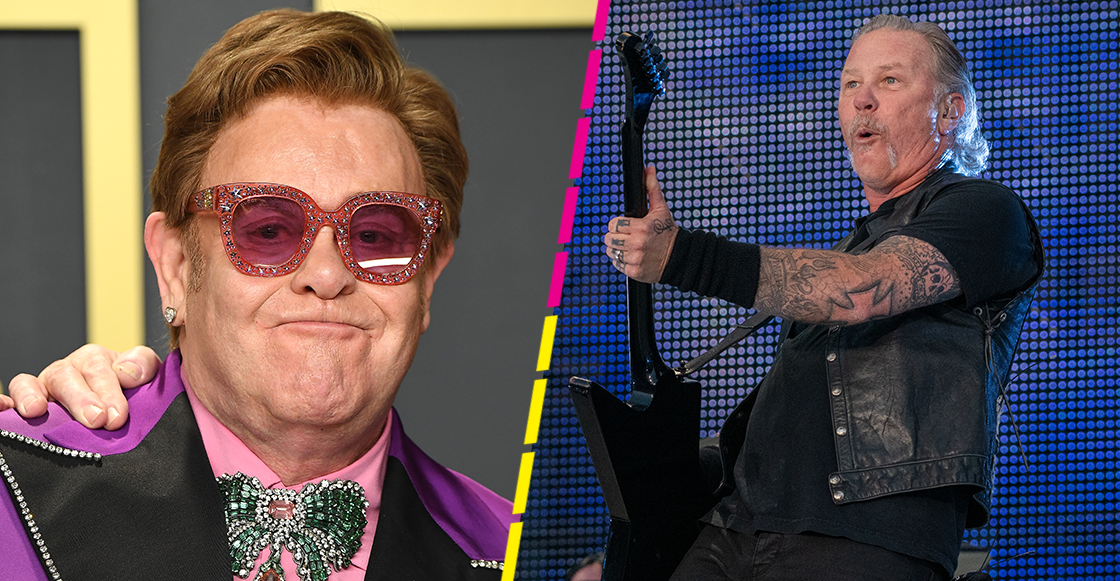 ¿Una colaboración? Elton John reveló que ha estado trabajando en algo con Metallica