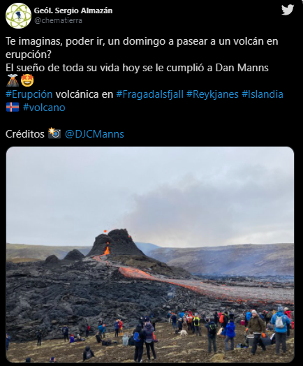 La espectacular erupción de un volcán en Islandia y el río de lava que dejó