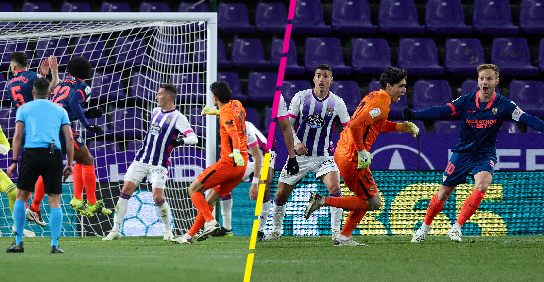 Gol de Bono, portero del Sevilla