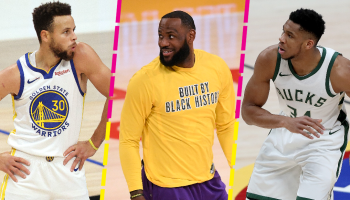 ¡Así que chiste! LeBron James su 'Space Jam' con Curry y Antetokounmpo en el Draft del All-Star Game