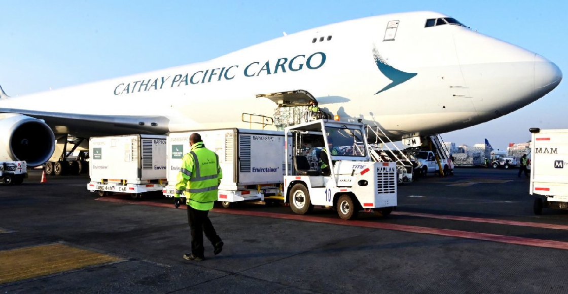 Llega a México el mayor cargamento de vacunas contra Covid; un millón de dosis de Sinovac