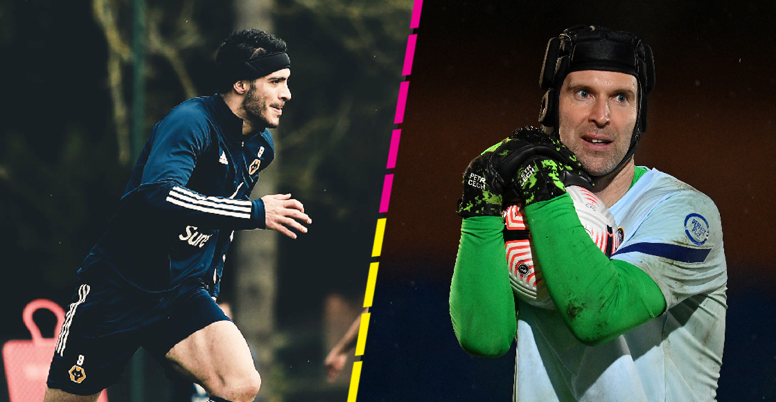 ¿Por qué la protección de Raúl Jiménez es diferente a la de Cech y qué función tiene?