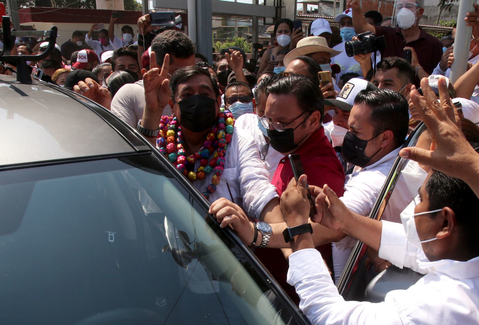 "He sido objeto de un linchamiento político", dice Salgado Macedonio en el arranque de su campaña