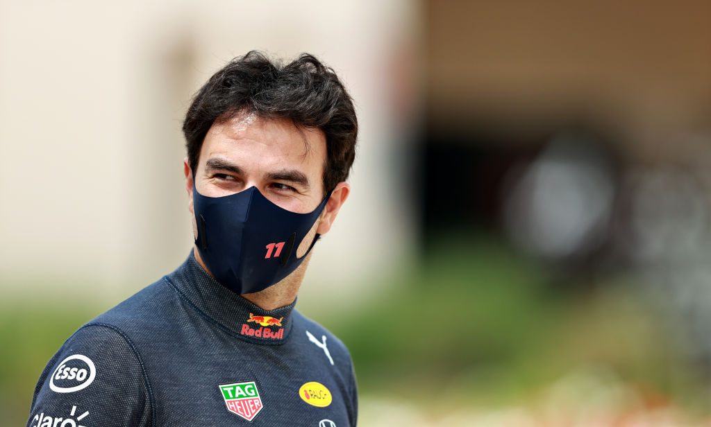 En imágenes: Checo Pérez se presentó con Red Bull en las pruebas de Baréin