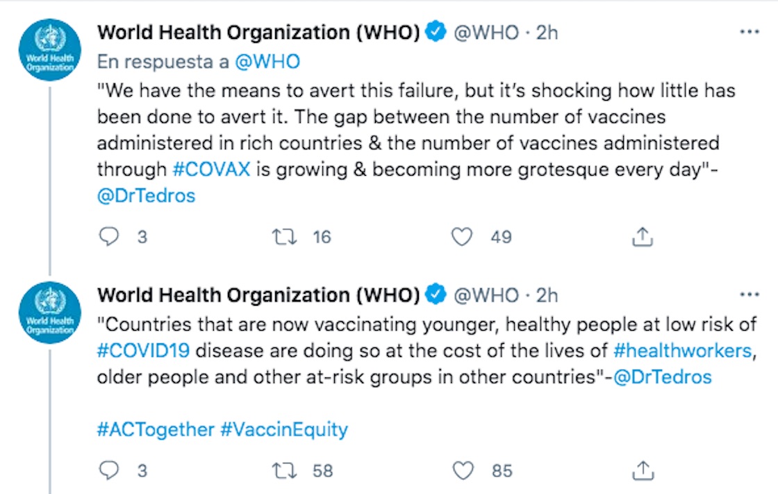 vacunacion-oms-paises-pobres-ricos