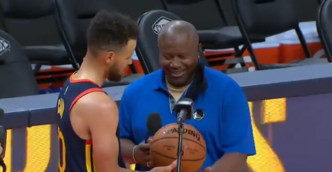 Aaron "Showtime" Taylor narró un juego de los Warrios tras 26 años en prisión